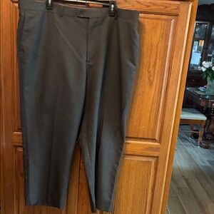 Brown pin stripe Angelo Rossi  Dress Pants for Men size 45x37